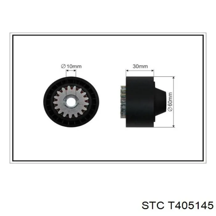 T405145 STC Polea tensora