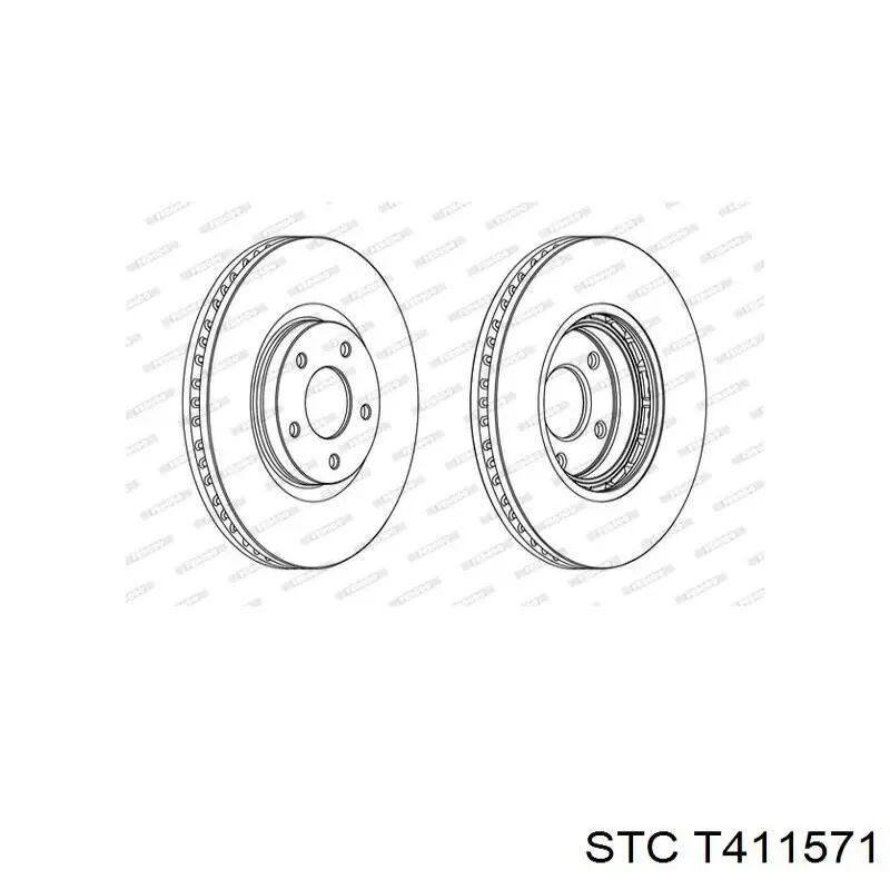 T411571 STC fuelle, árbol de transmisión delantero interior izquierdo