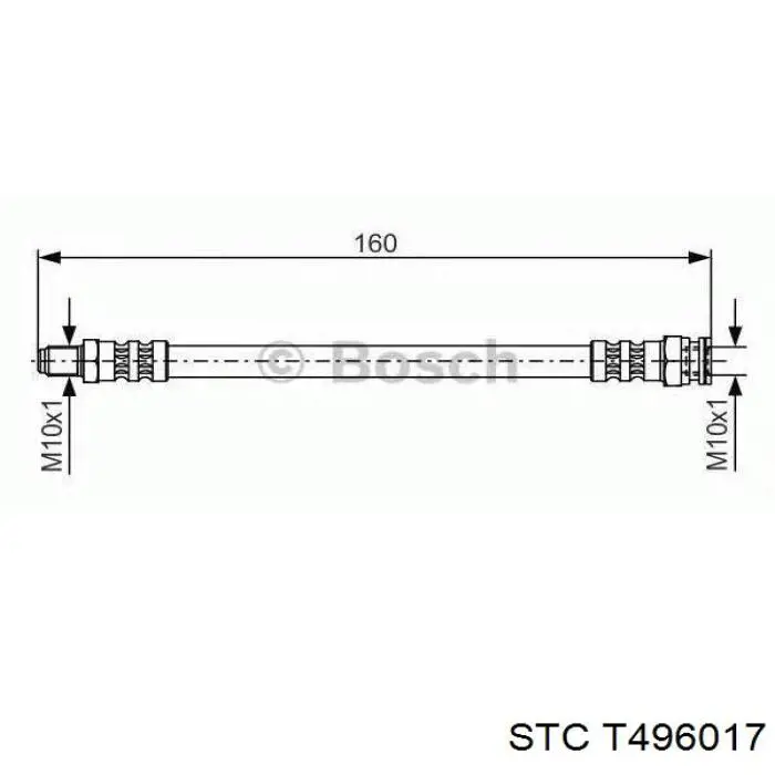 Comprar 010000 Cautex Latiguillos de freno delantero