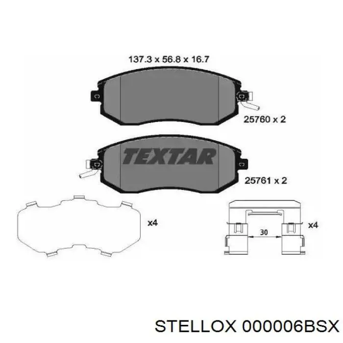 Pastillas de freno delanteras Subaru Impreza 3 GH