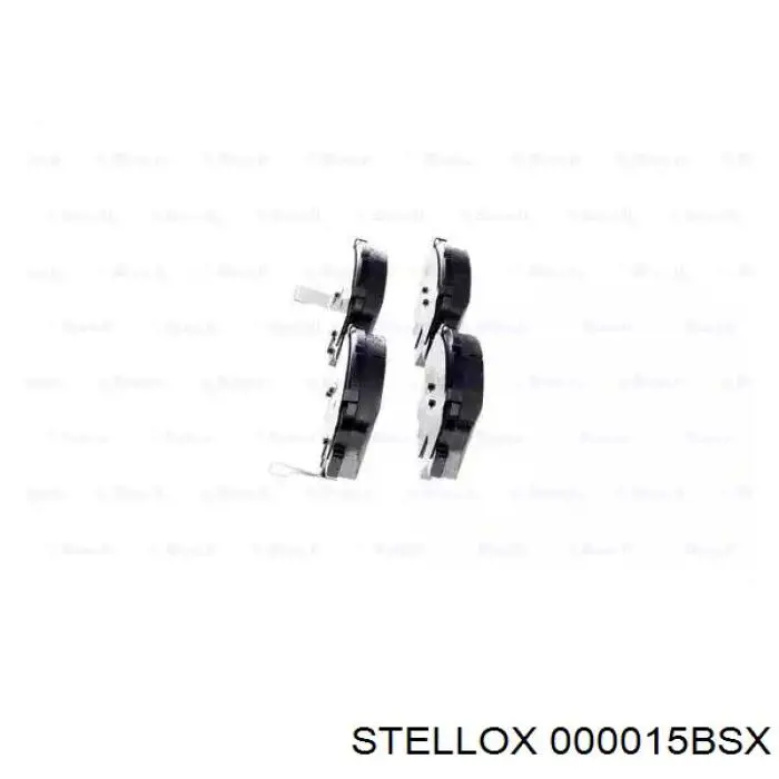 000015BSX Stellox pastillas de freno delanteras