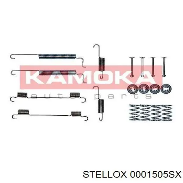 0001505SX Stellox kit de montaje, zapatas de freno traseras