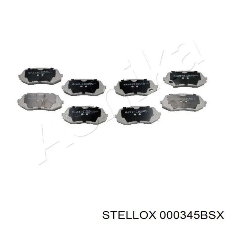 000345BSX Stellox pastillas de freno delanteras