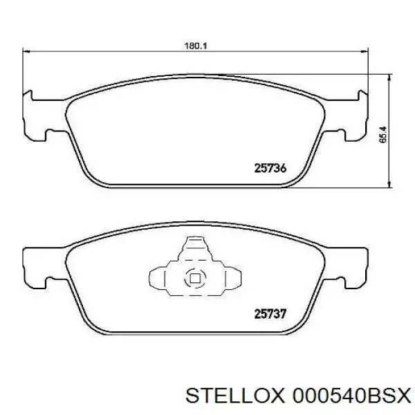 Pastillas de freno delanteras Ford Focus 3 CB8