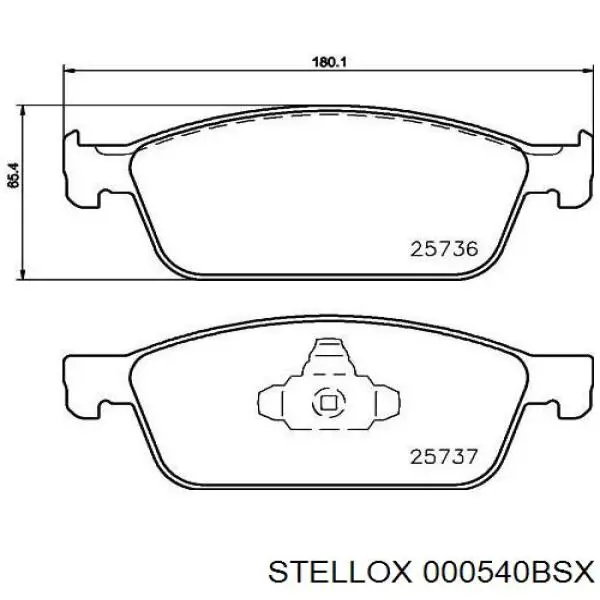 Pastillas de freno delanteras Ford Focus 3 CB8
