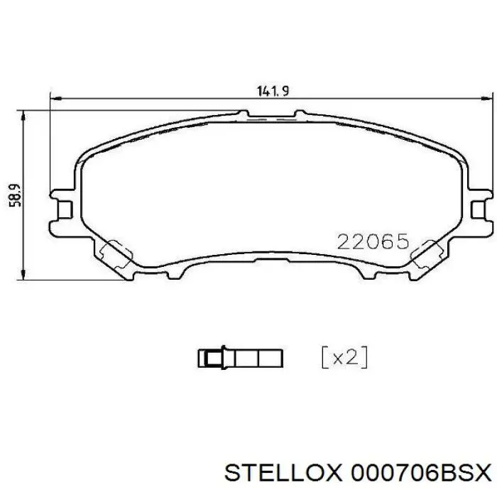 Pastillas de freno delanteras Nissan Qashqai 2 J11