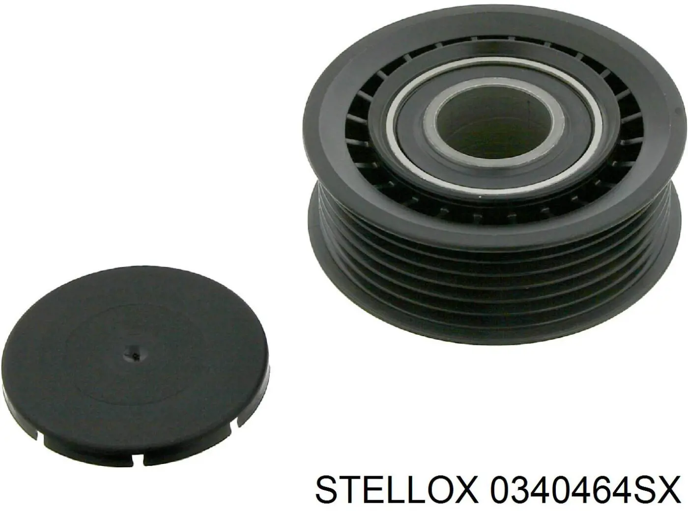 0340464SX Stellox rodillo, correa trapecial poli v