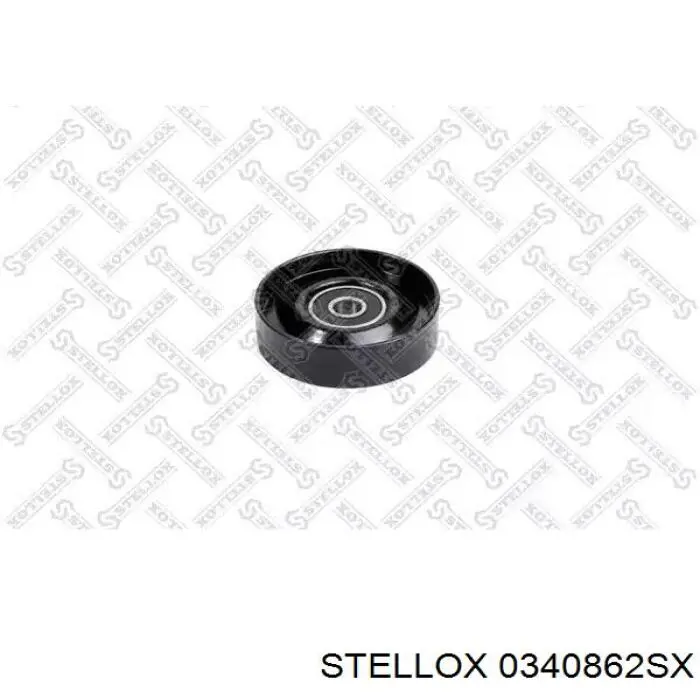 0340862SX Stellox rodillo, correa trapecial poli v