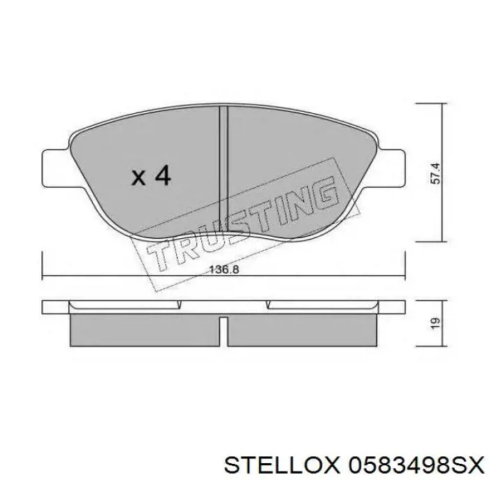Comprar 4402E8 Peugeot/Citroen Cilindro de freno de rueda trasera