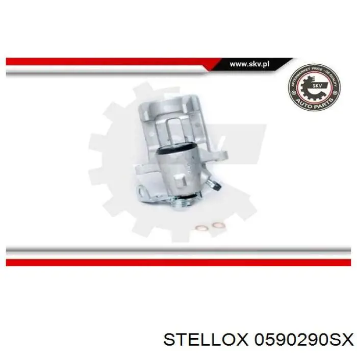 0590290SX Stellox pinza de freno trasero derecho