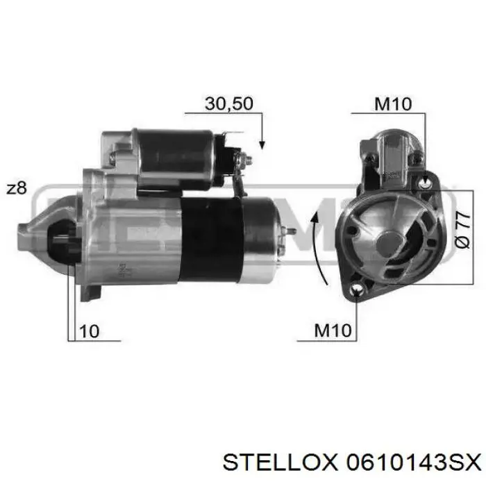 06-10143-SX Stellox motor de arranque