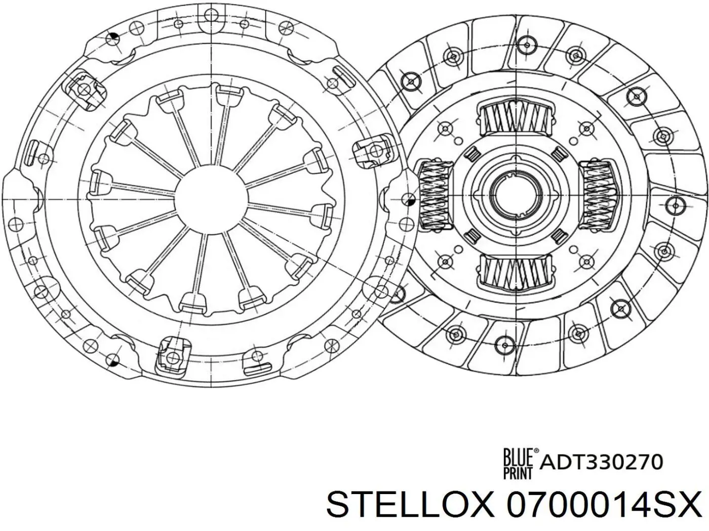 Disco de embrague Toyota Celica T16