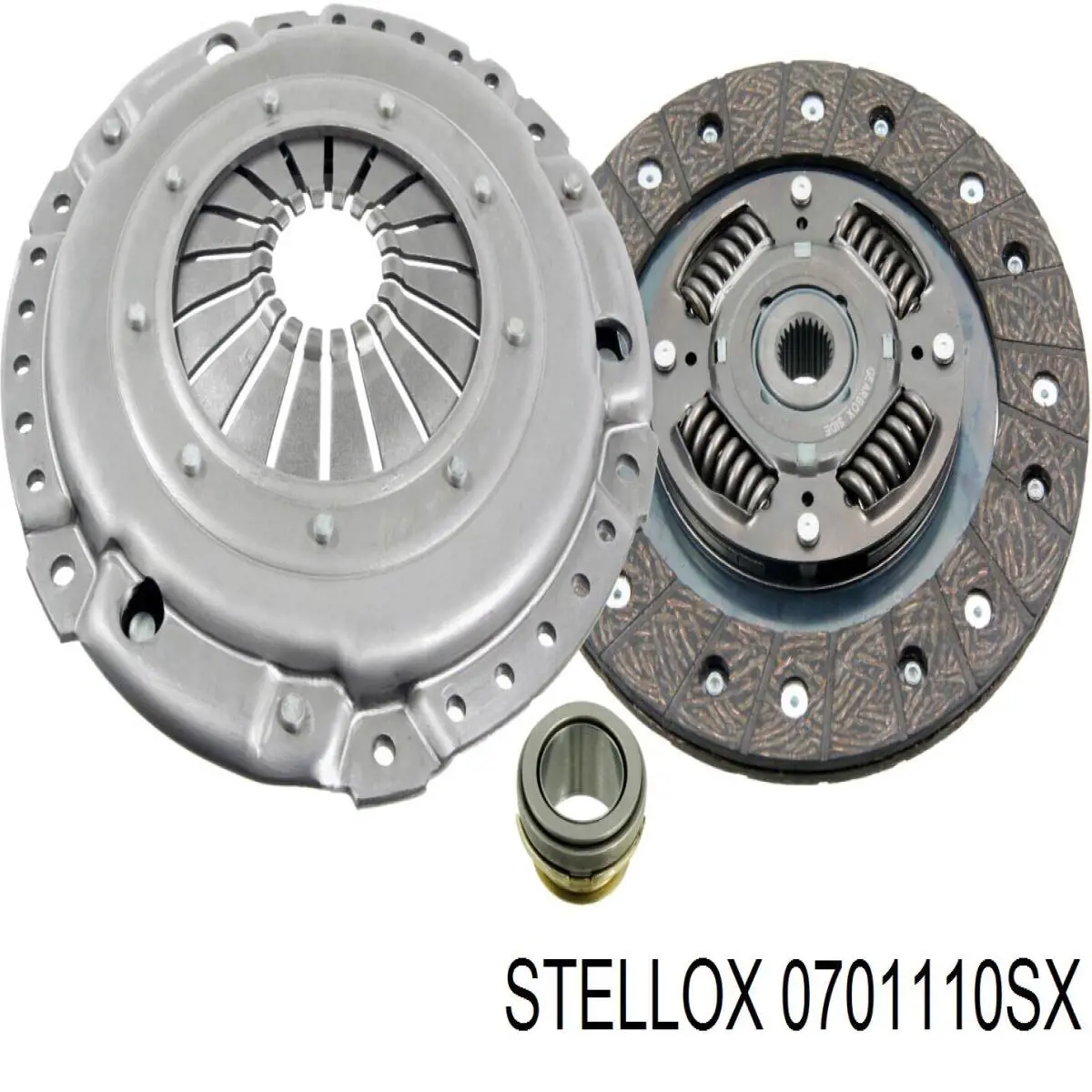 0701110SX Stellox kit de embrague (3 partes)