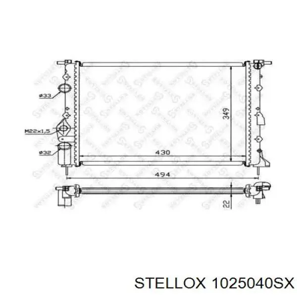 8200125767 Renault (RVI) Refrigeración del motor