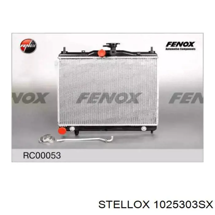 1025303SX Stellox radiador refrigeración del motor