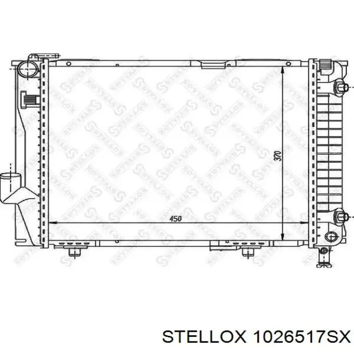 Radiador S253101R000 Hyundai/Kia