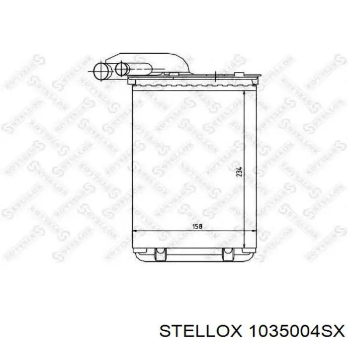 9566944680 Peugeot/Citroen Radiador interior