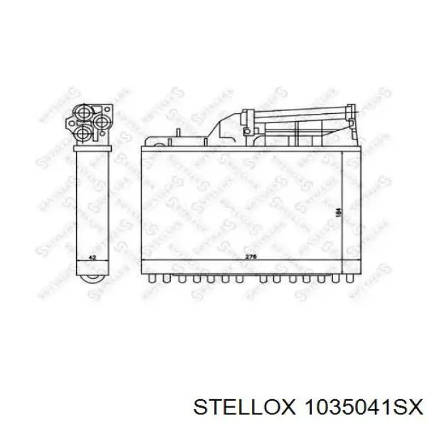 Radiador de calefacción Stellox 1035041SX precio, desde 50,45 EUR