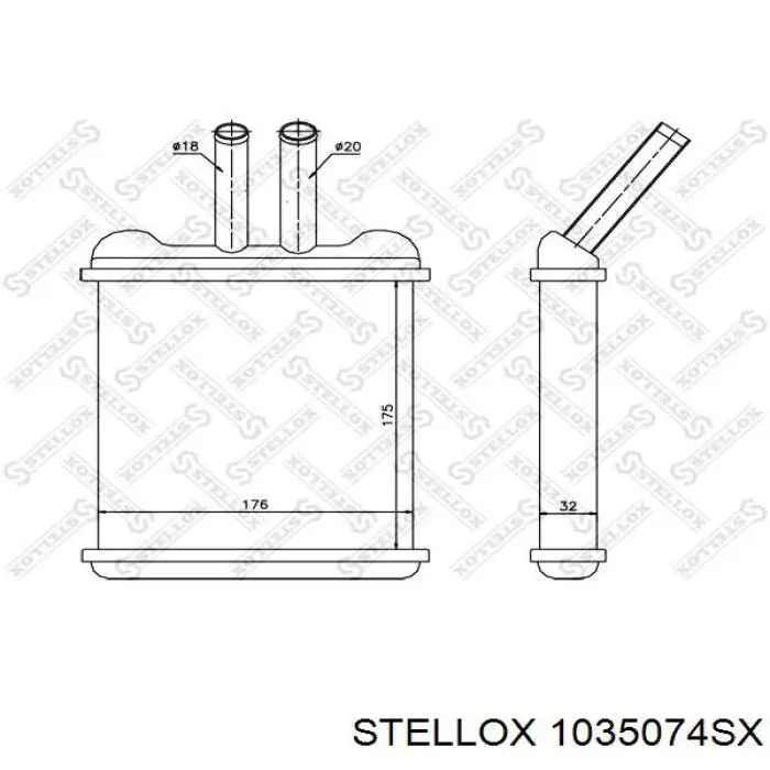 Comprar 96731949 LSA Radiador calefacción