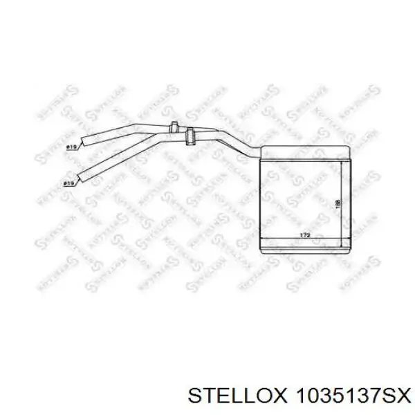 Radiador de calefacción Stellox 1035137SX precio, desde 71,33 EUR