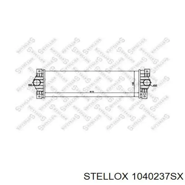 1040237SX Stellox radiador de aire de admisión