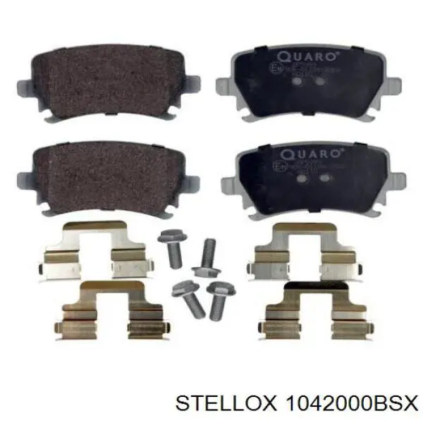 Pastillas de freno traseras 1042000BSX Stellox