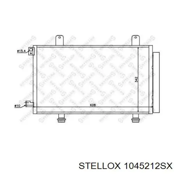 1045212SX Stellox condensador aire acondicionado