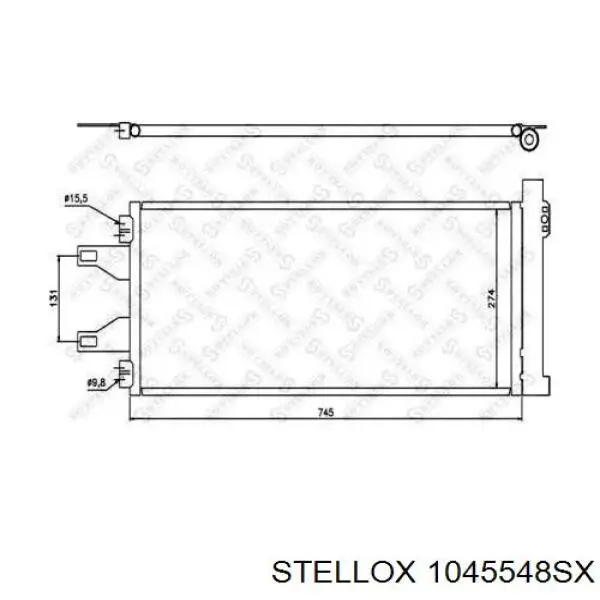 Comprar 1610136780 Peugeot/Citroen Condensador de aire acondicionado