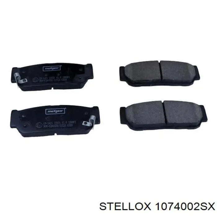 1074002SX Stellox pastillas de freno traseras