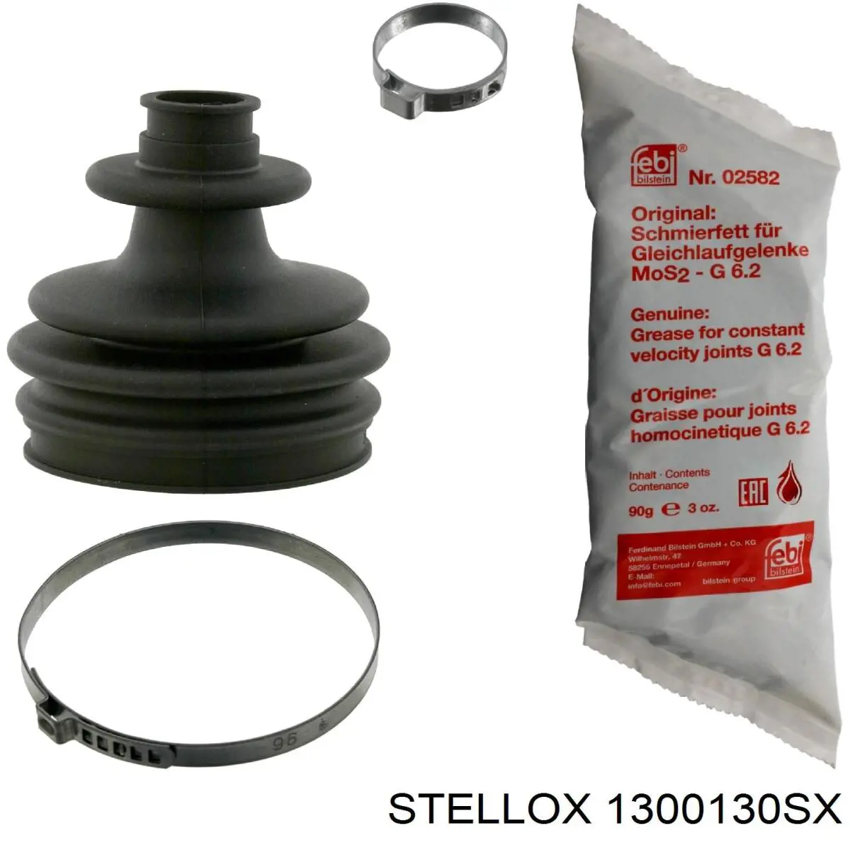 1300130SX Stellox fuelle, árbol de transmisión delantero exterior