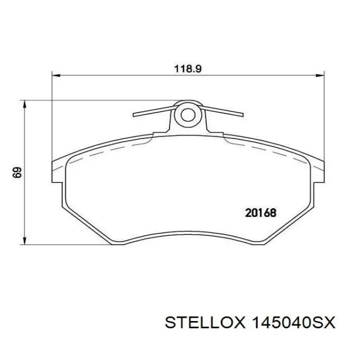 Pastillas de freno delanteras Seat Toledo 1 1L