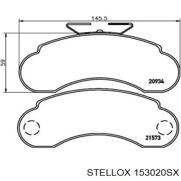 Pastillas de freno delanteras Mercedes A6314200120