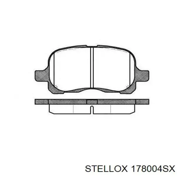 178004SX Stellox pastillas de freno delanteras