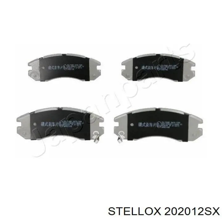 202012-SX Stellox pastillas de freno delanteras