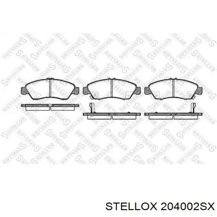 LP720 Delphi Pastillas delanteras