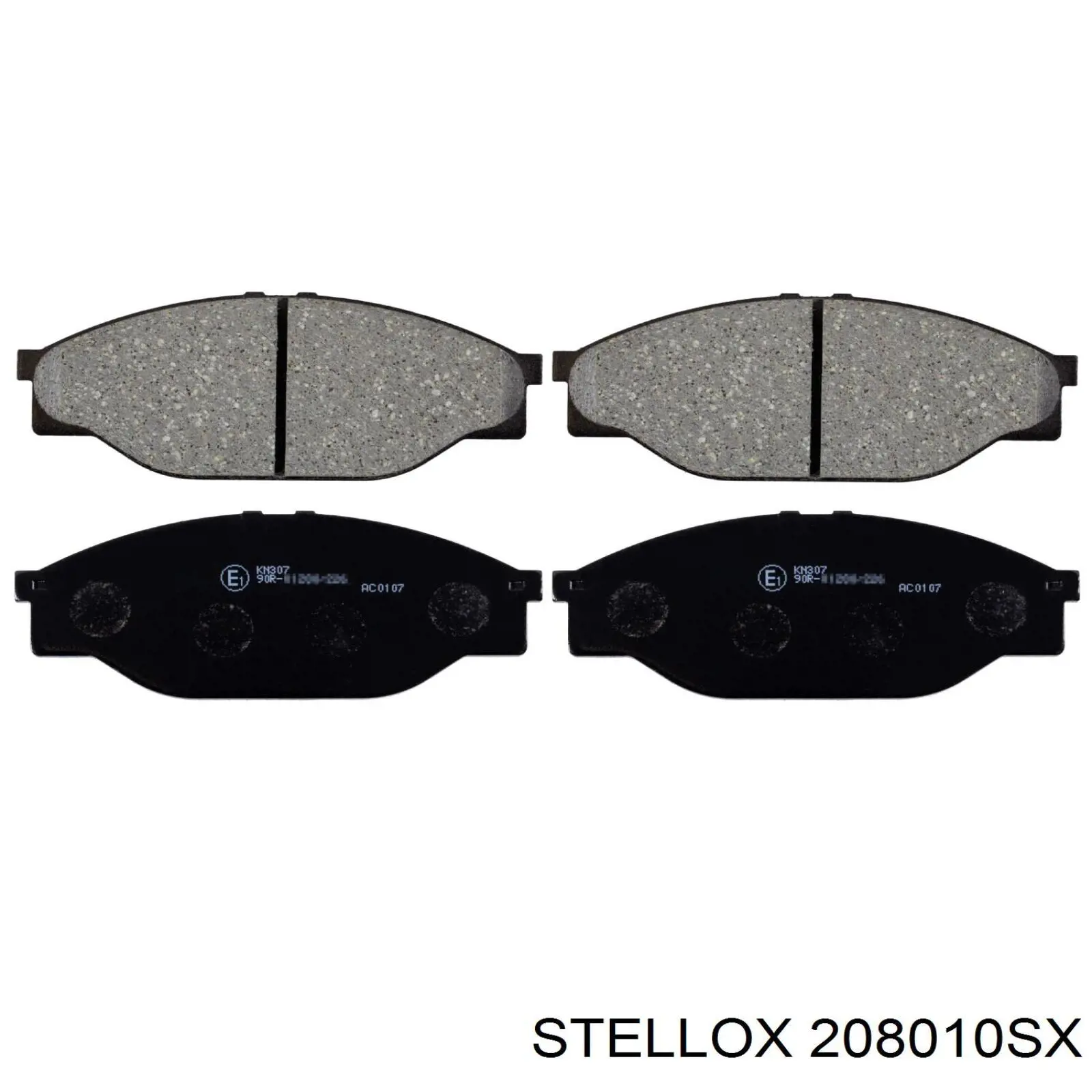 208010SX Stellox pastillas de freno delanteras