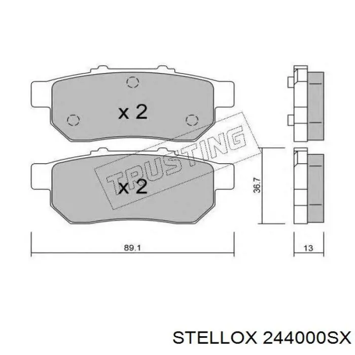 Pastillas de freno delanteras BMW 3 E90