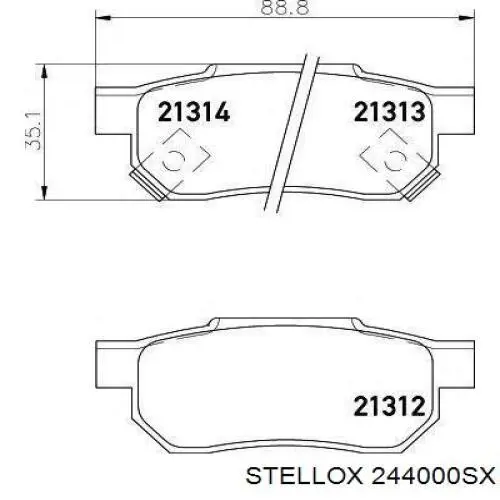 Pastillas de freno delanteras BMW 3 E90