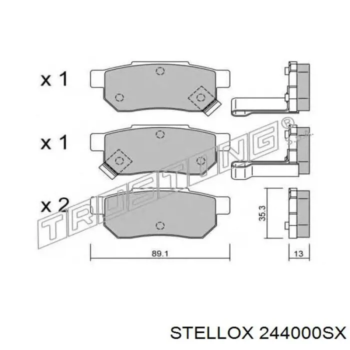 Pastillas de freno delanteras BMW 3 E90