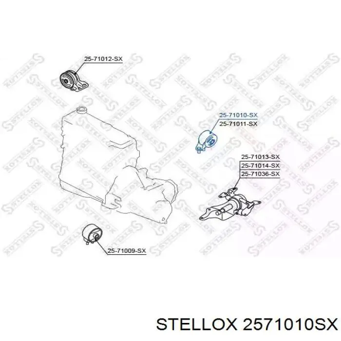 Soporte de motor trasero Mazda 323 BG