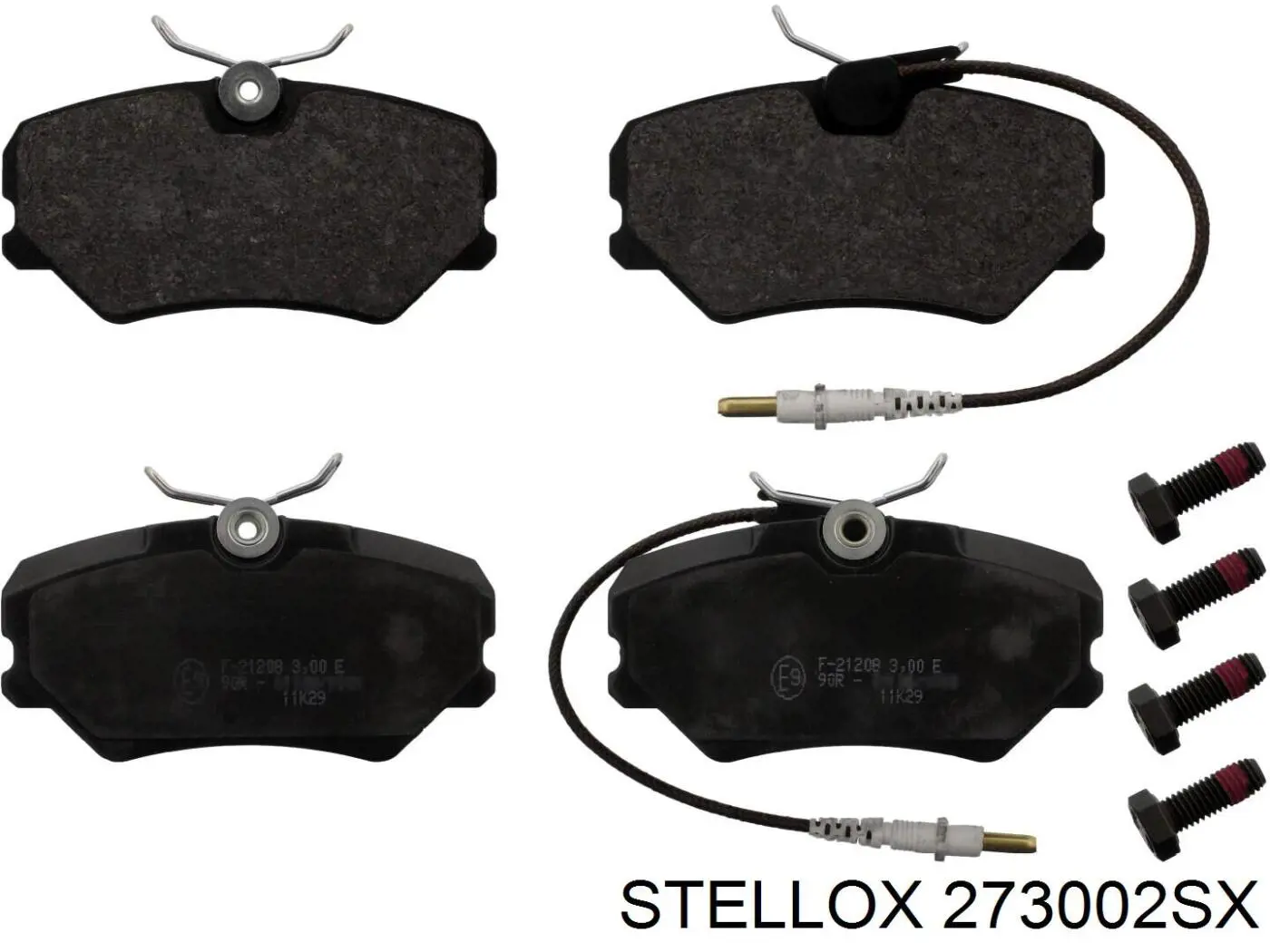 273002SX Stellox pastillas de freno delanteras