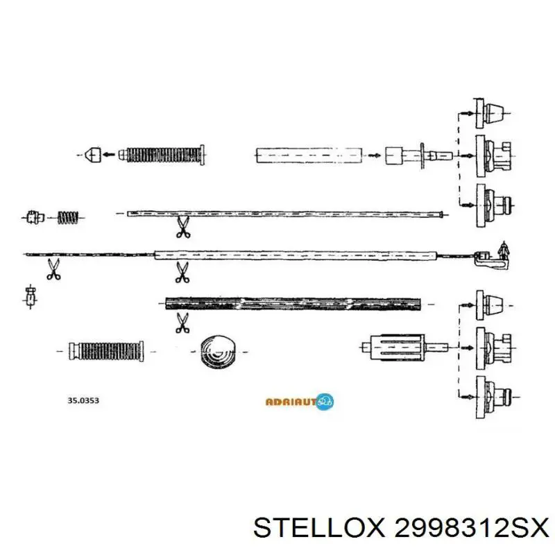 Cable de embrague Cofle 92103143 precio, desde 25,01 EUR