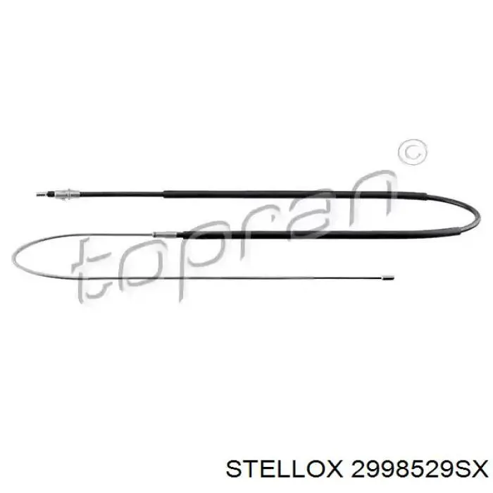 2998529SX Stellox cable de freno de mano trasero derecho/izquierdo