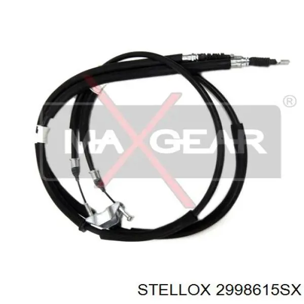 2998615SX Stellox cable de freno de mano trasero derecho/izquierdo