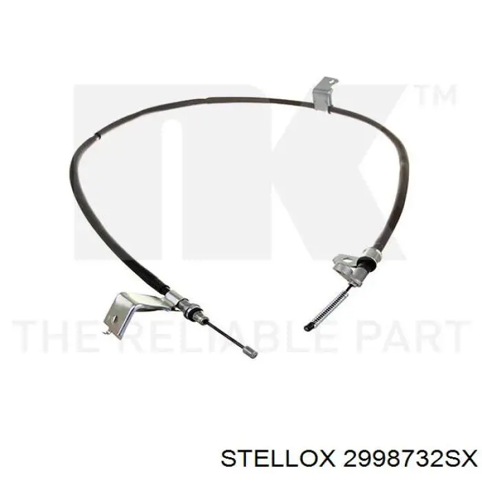 2998732SX Stellox cable de freno de mano trasero derecho