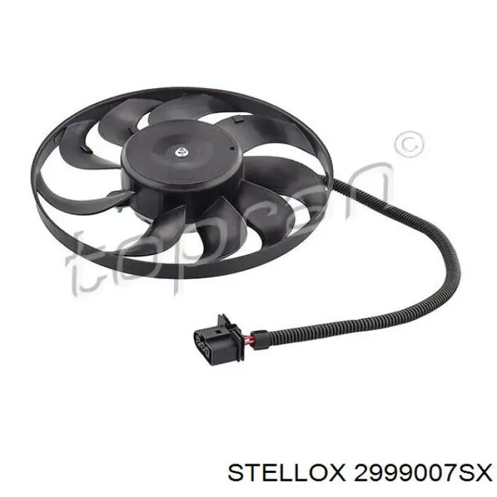 29-99007-SX Stellox ventilador (rodete +motor refrigeración del motor con electromotor completo)