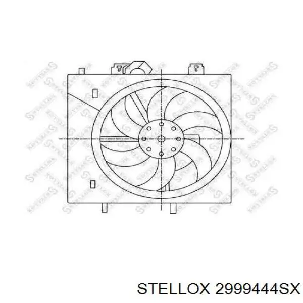 Ventilador de radiador MTC732AX Magneti Marelli