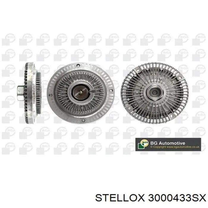 3000433SX Stellox embrague, ventilador del radiador