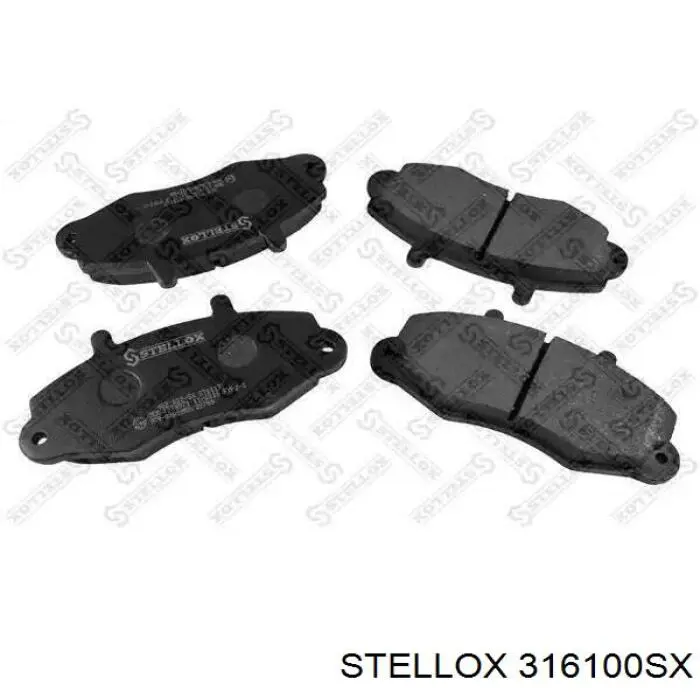 316100SX Stellox zapatas de frenos de tambor traseras