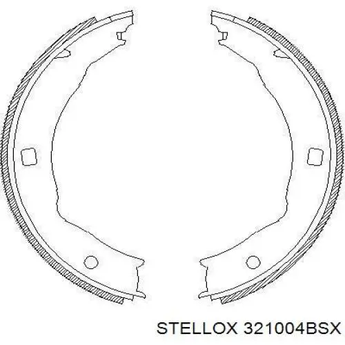 321004BSX Stellox juego de zapatas de frenos, freno de estacionamiento